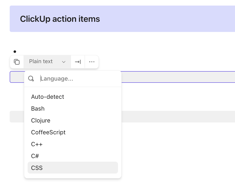 ClickUp Docs
