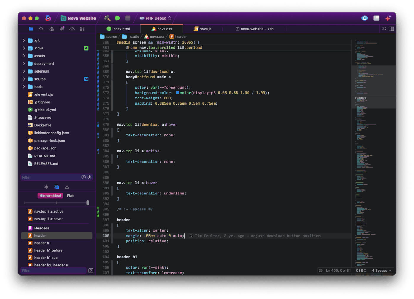 Nova - notepad++ alternative for mac