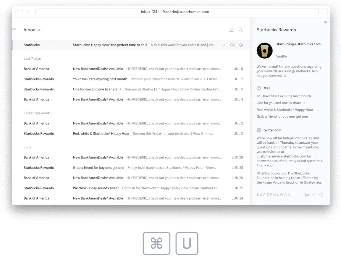 Superhuman AI: Manage multiple accounts across various email providers