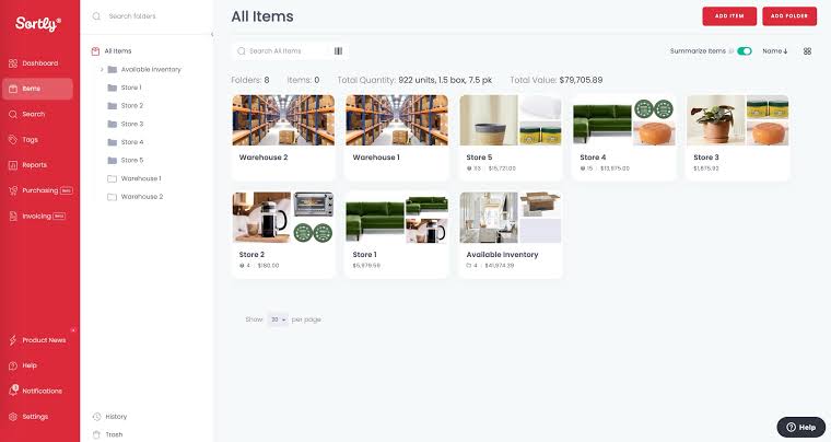 Sortly: Other business software to boost productivity with essential tools for inventory management