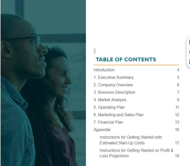 Professional Services Business Plan Template
