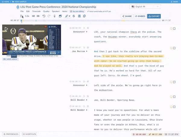 Sonix: Audio to Text Converter 