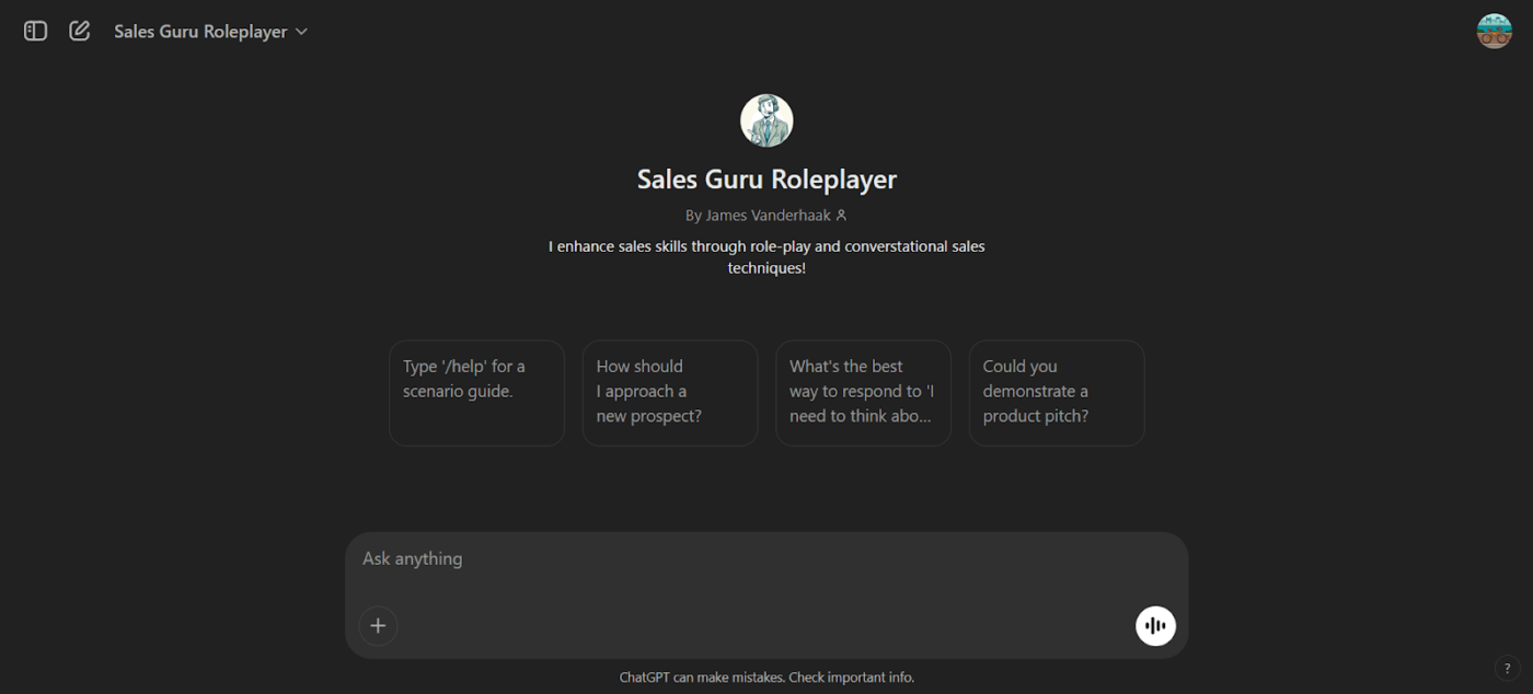 Sales Guru GPT