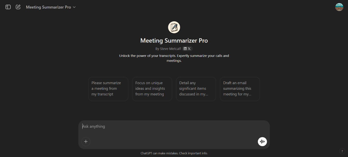 Meeting Summarizer Pro