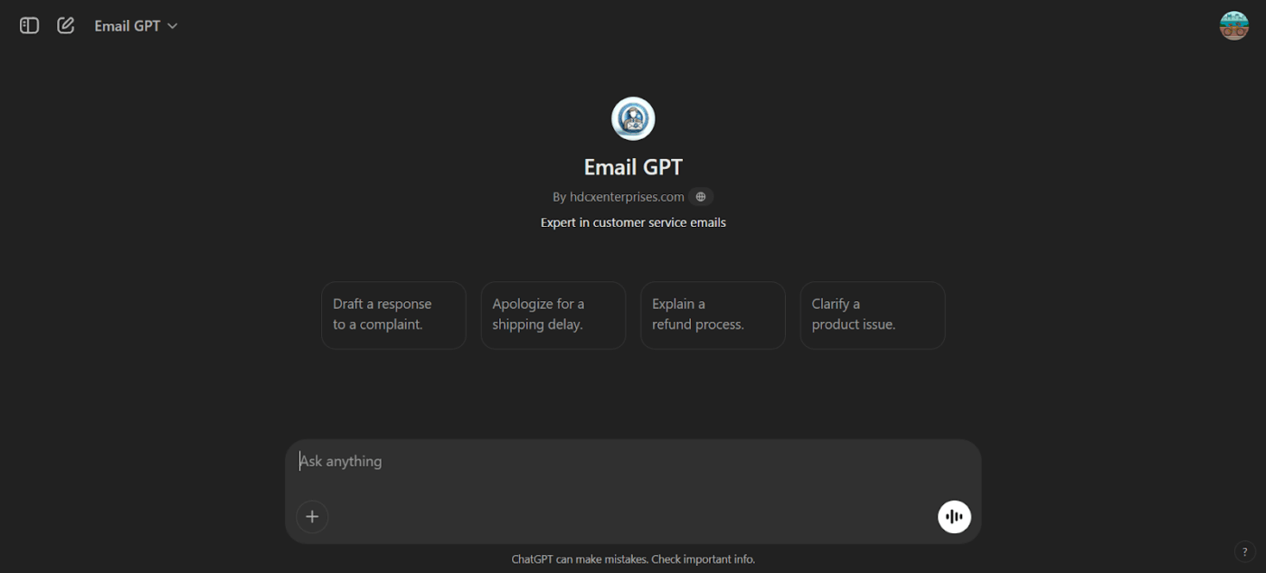 Email GPT