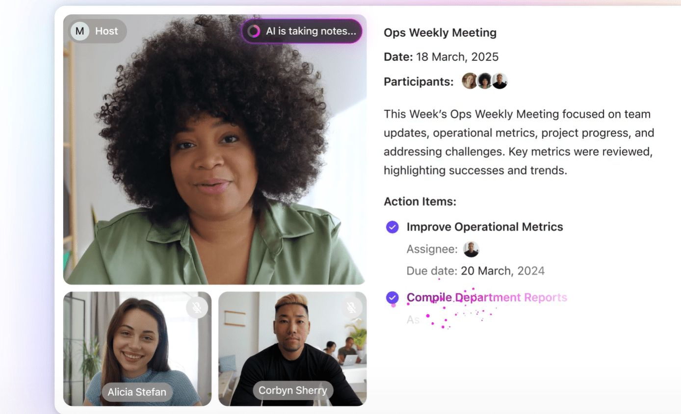 ClickUp AI Notetaker