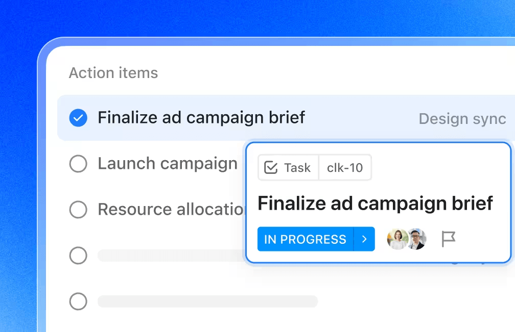 ClickUp Tasks
