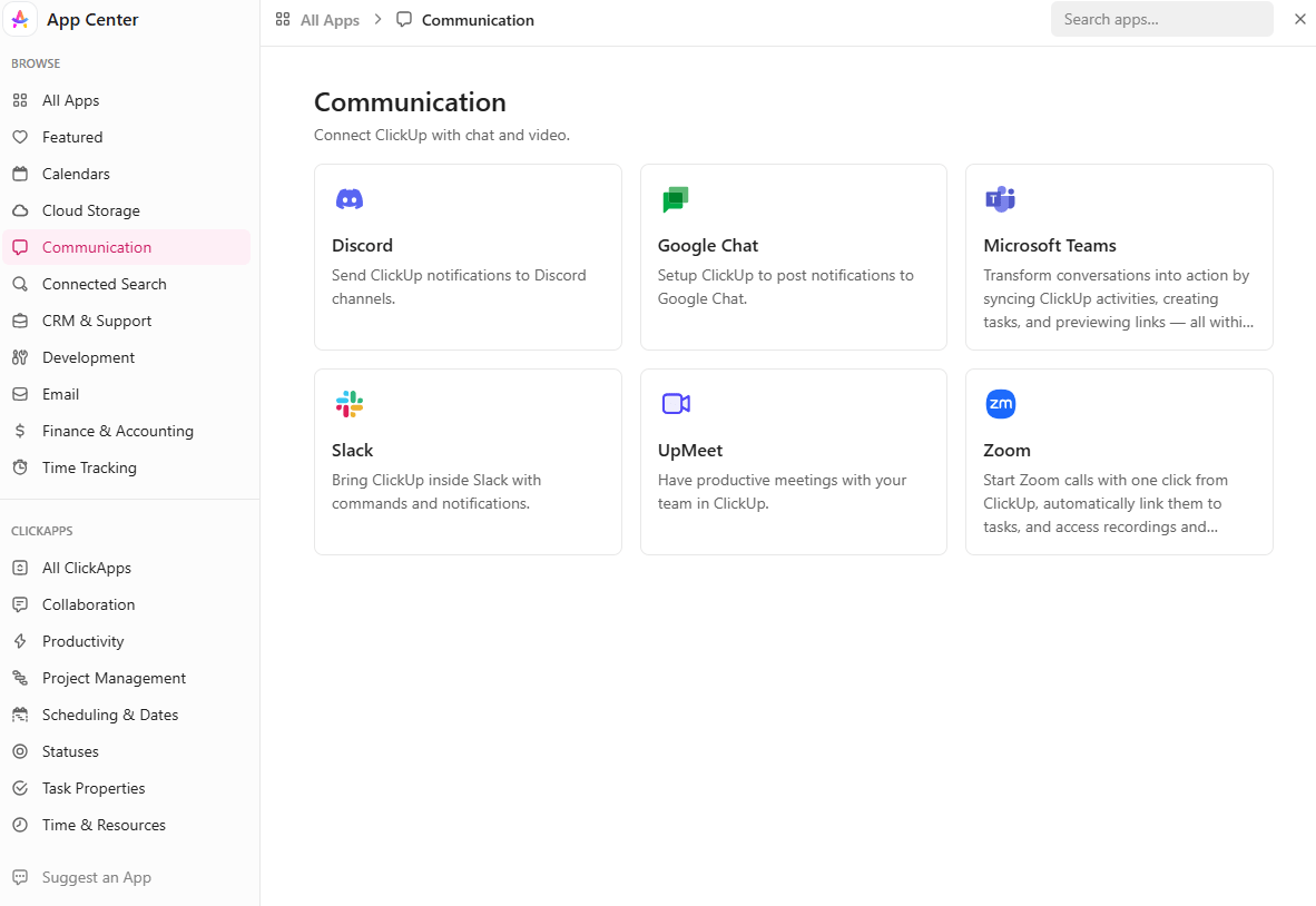 ClickUp Integrations