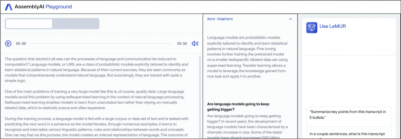AssemblyAI: whisper ai alternatives