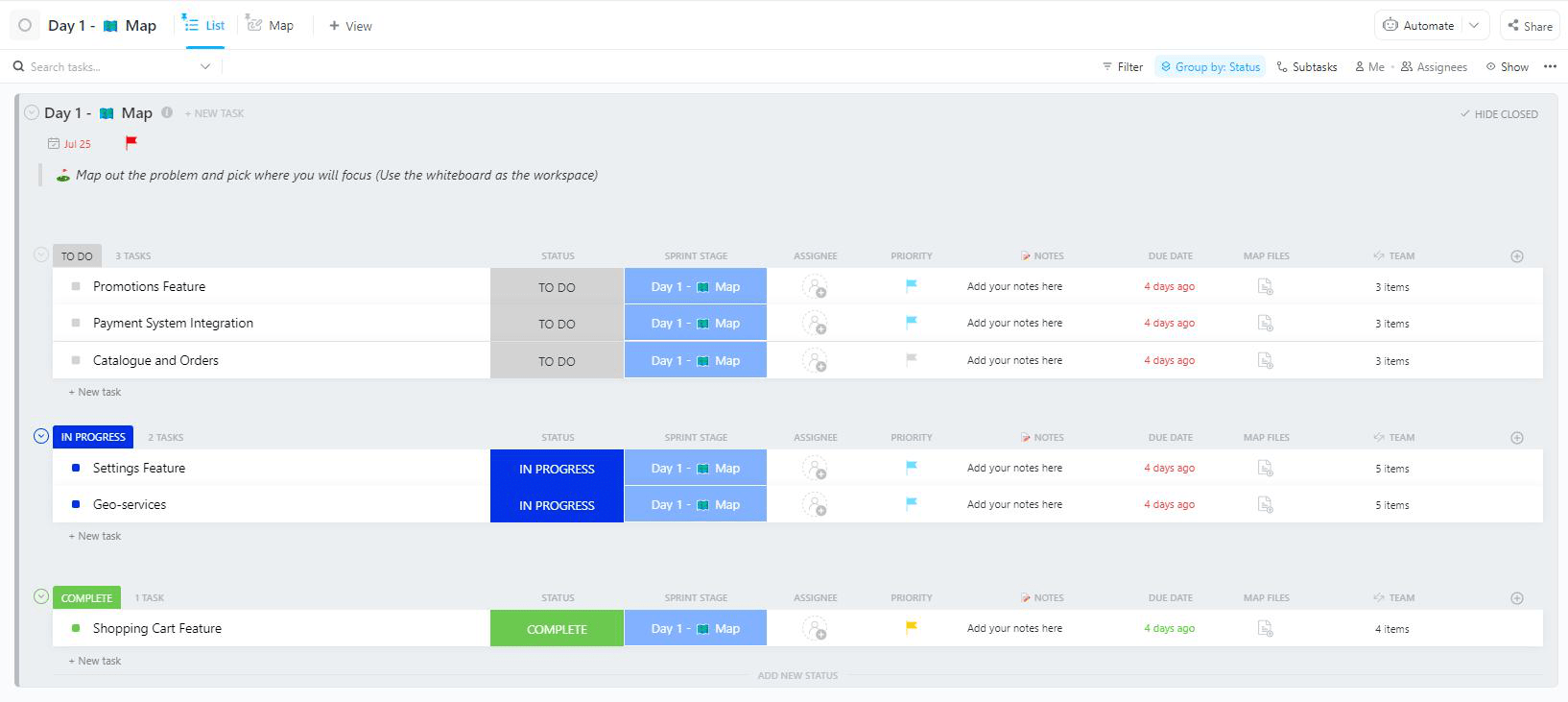 Design Sprint Template