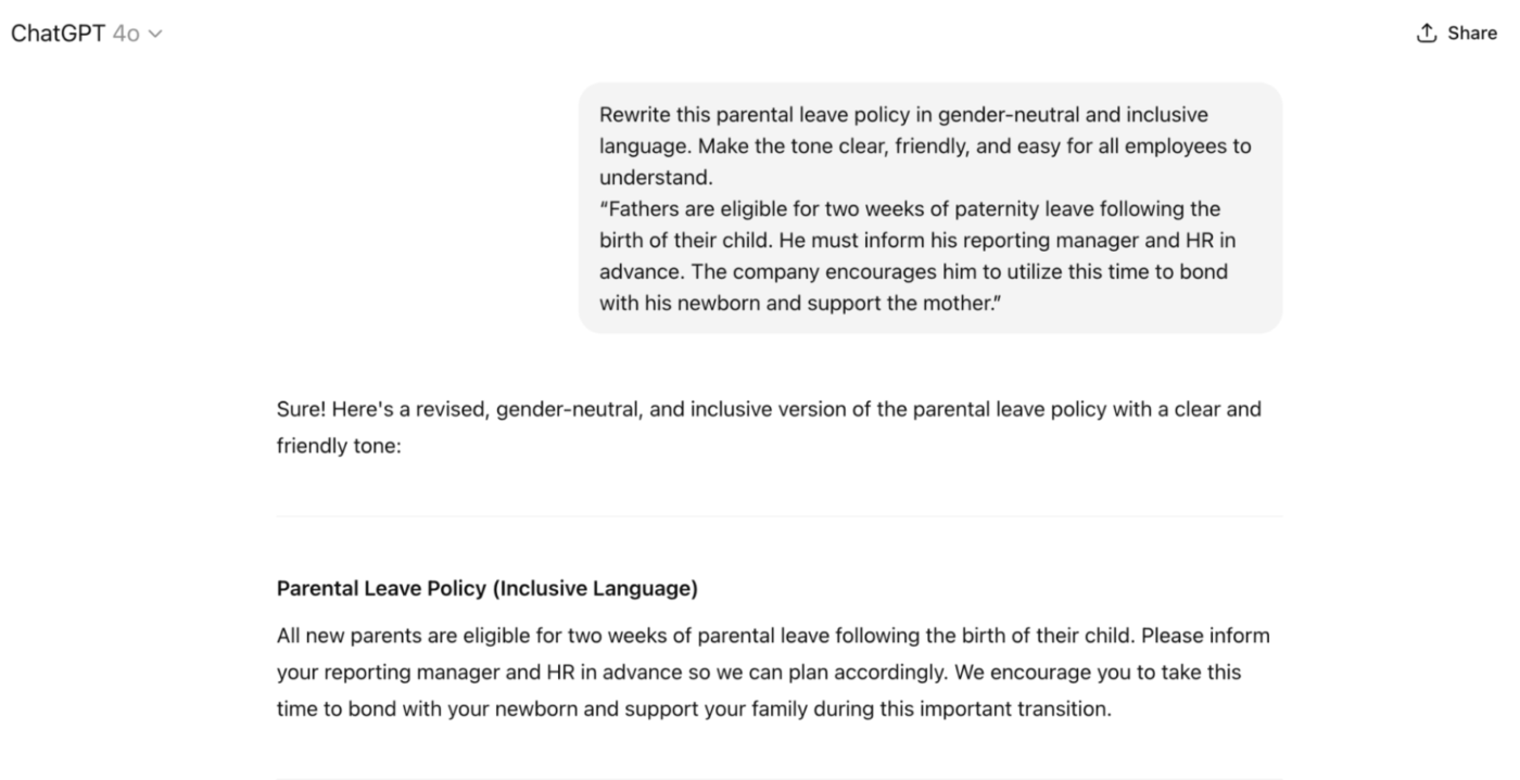 ChatGPT Herformulering: ChatGPT HR-toepassingen