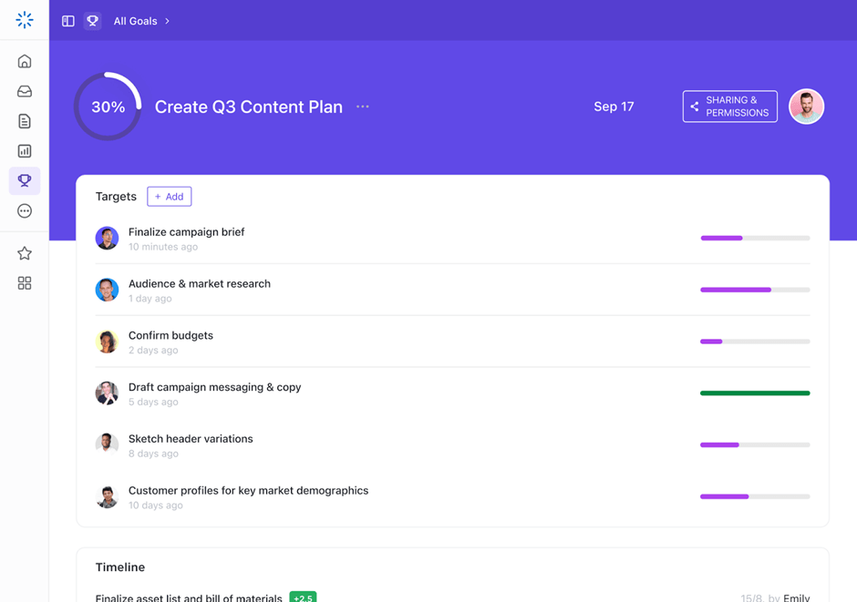 ClickUp Goals_AI-Driven Strategic Initiative Execution