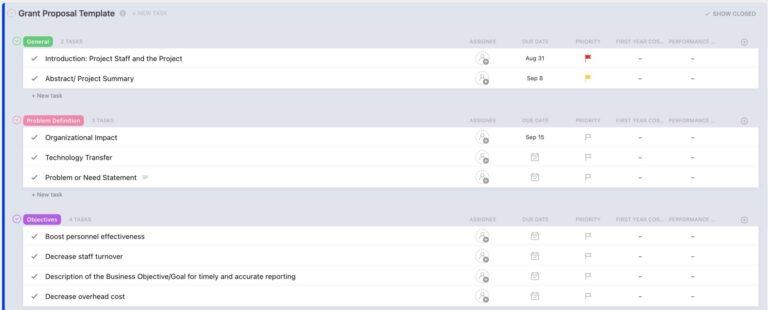 15 Free Grant Proposal Template Options for Nonprofits
