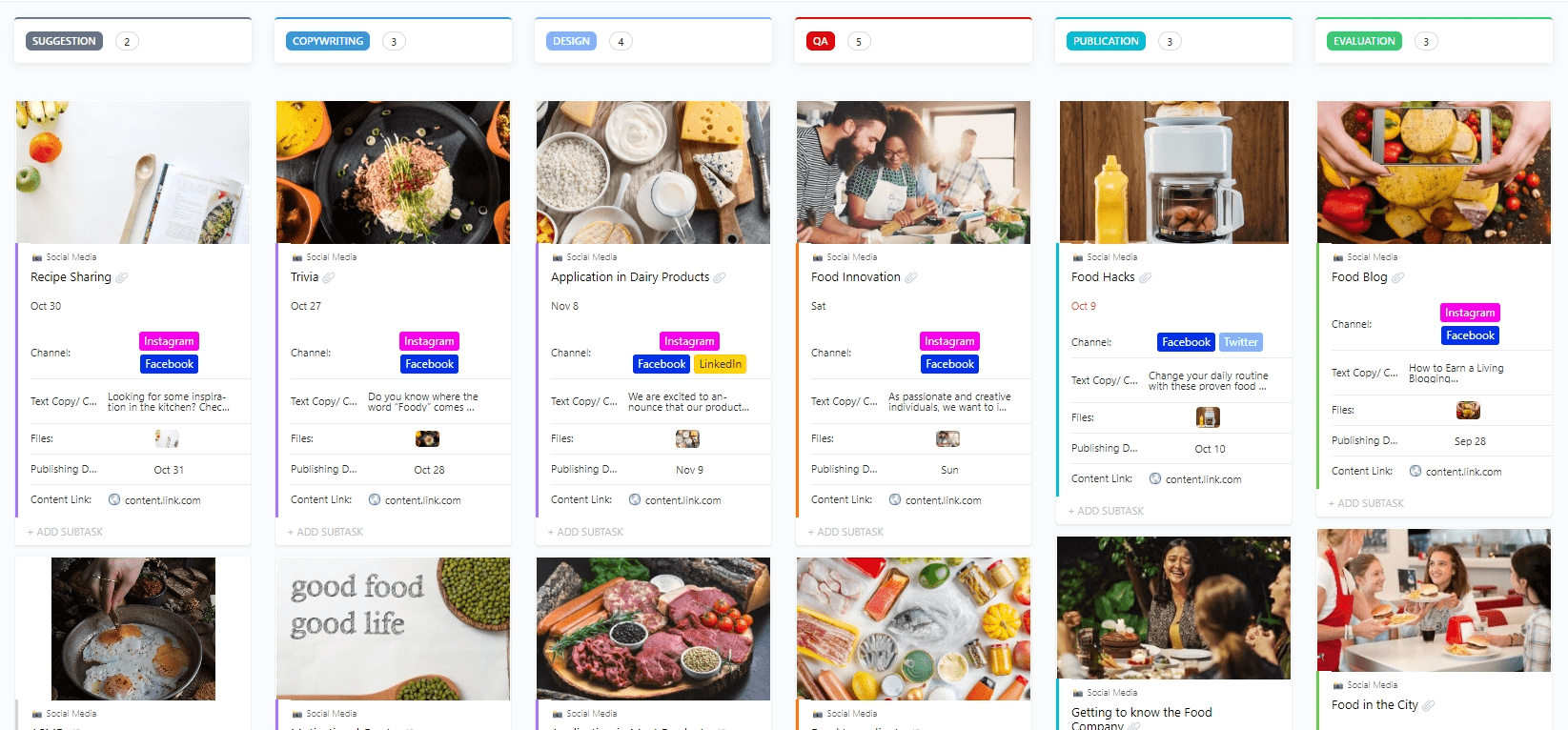ClickUp Social Media Post