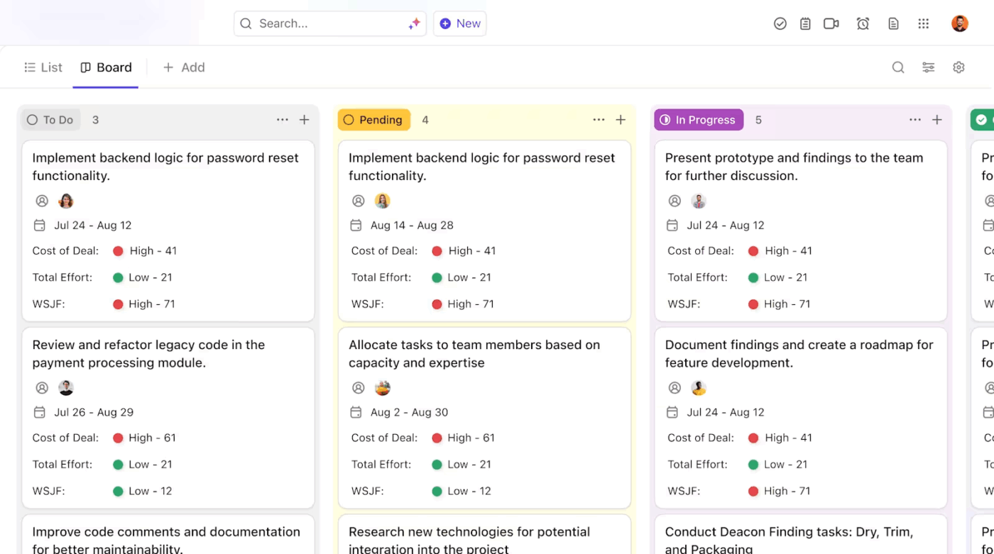 ClickUp Workflow: Triage meaning in software