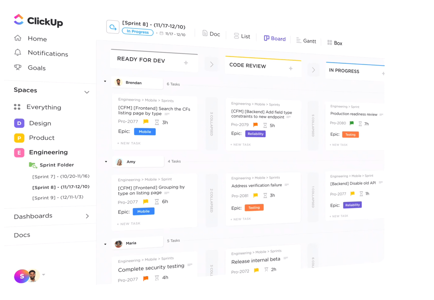 ClickUp for Agile Project Management