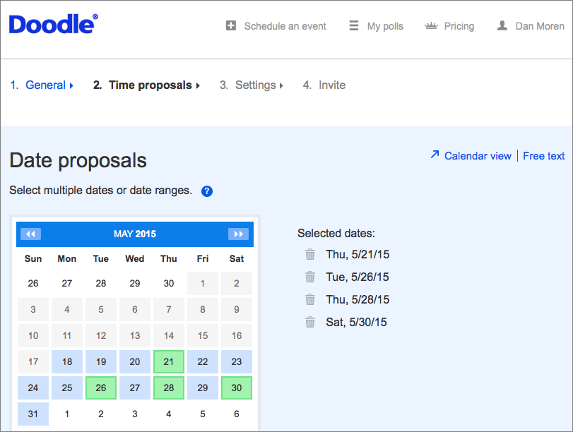 Doodle Dashboard : Timetap Alternatives