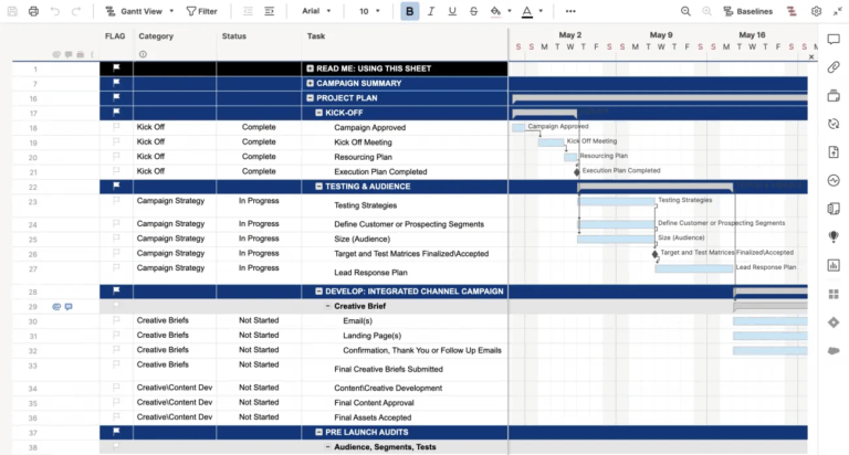 12 Best Smartsheet Templates to Streamline Your Work | ClickUp