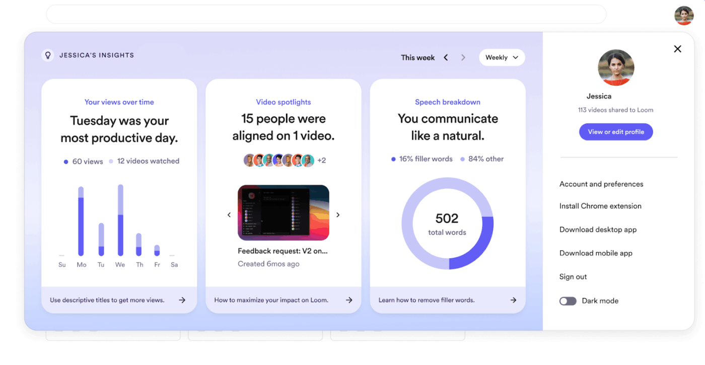 Loom Dashboard