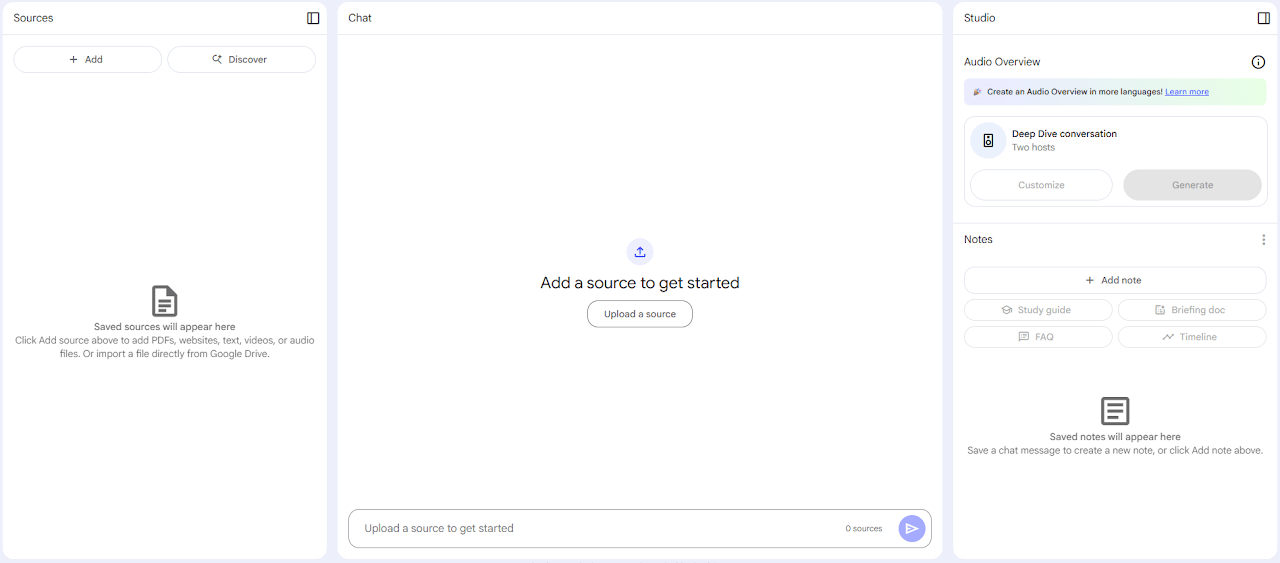 NotebookLM Dashboard
