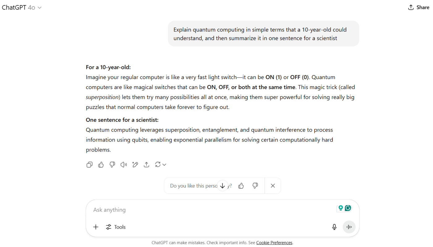 OpenAI GPT-4 (Best for accurate and versatile AI responses): Mistral AI alternative
