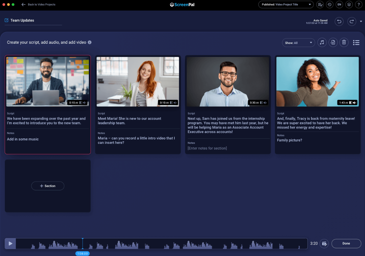 ScreenPal Dashboard