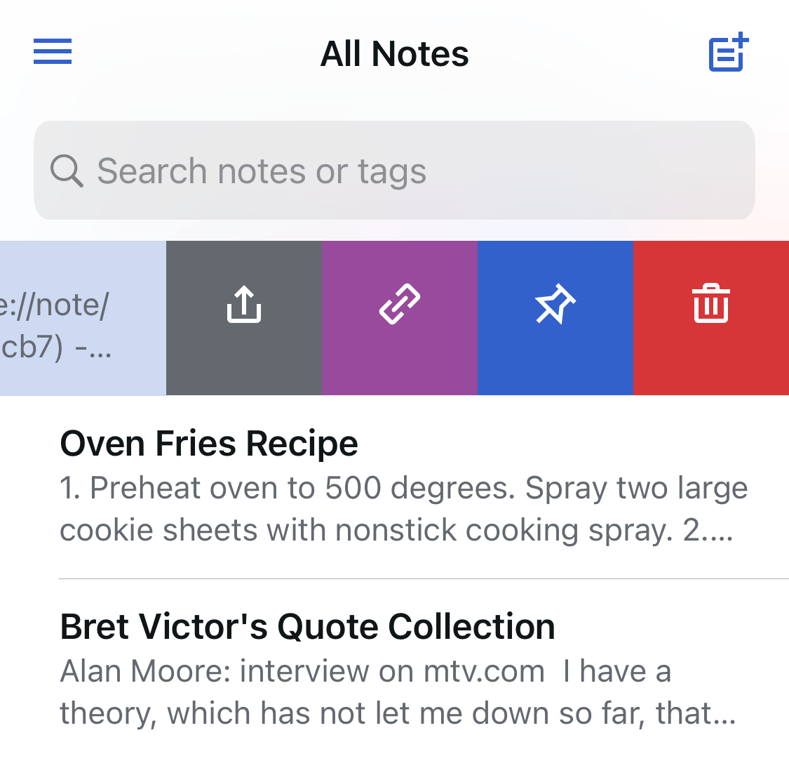 Simplenote Dashboard : Google Keep Alternative