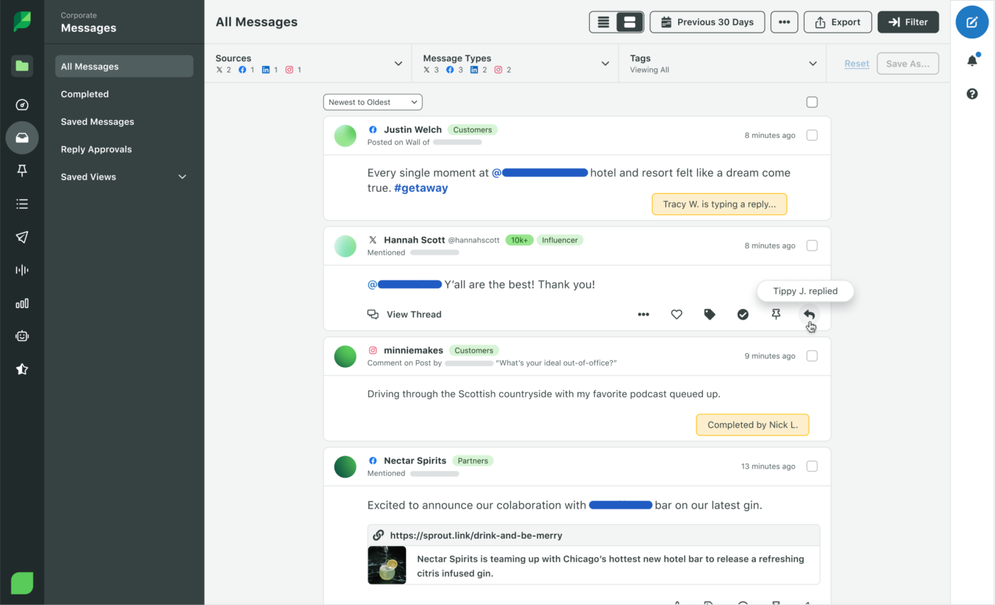 Sprout Social (Best for combining social listening with audience insights)