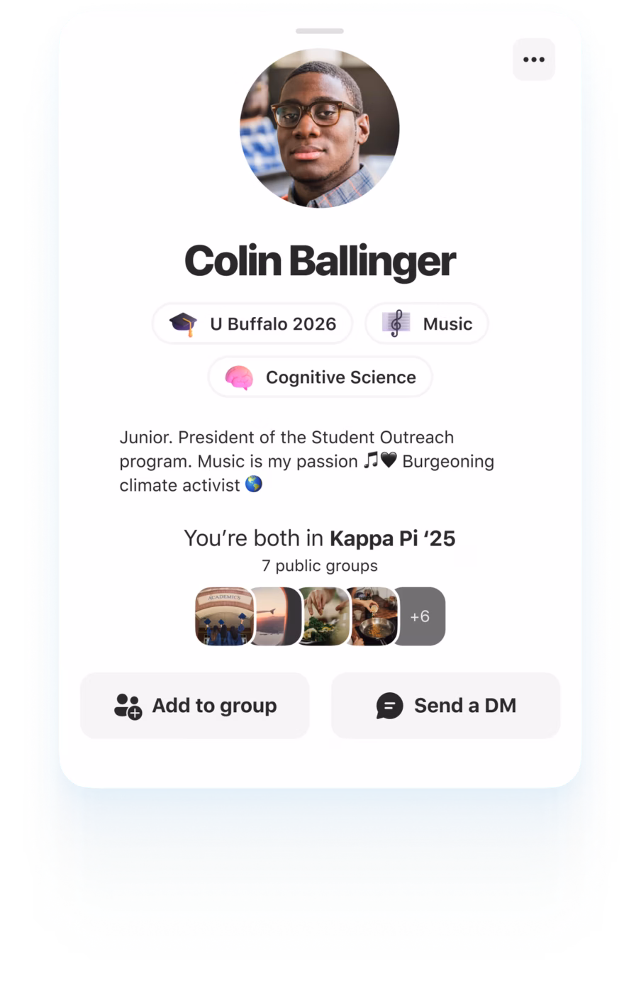 Groupme allows group and individual messages