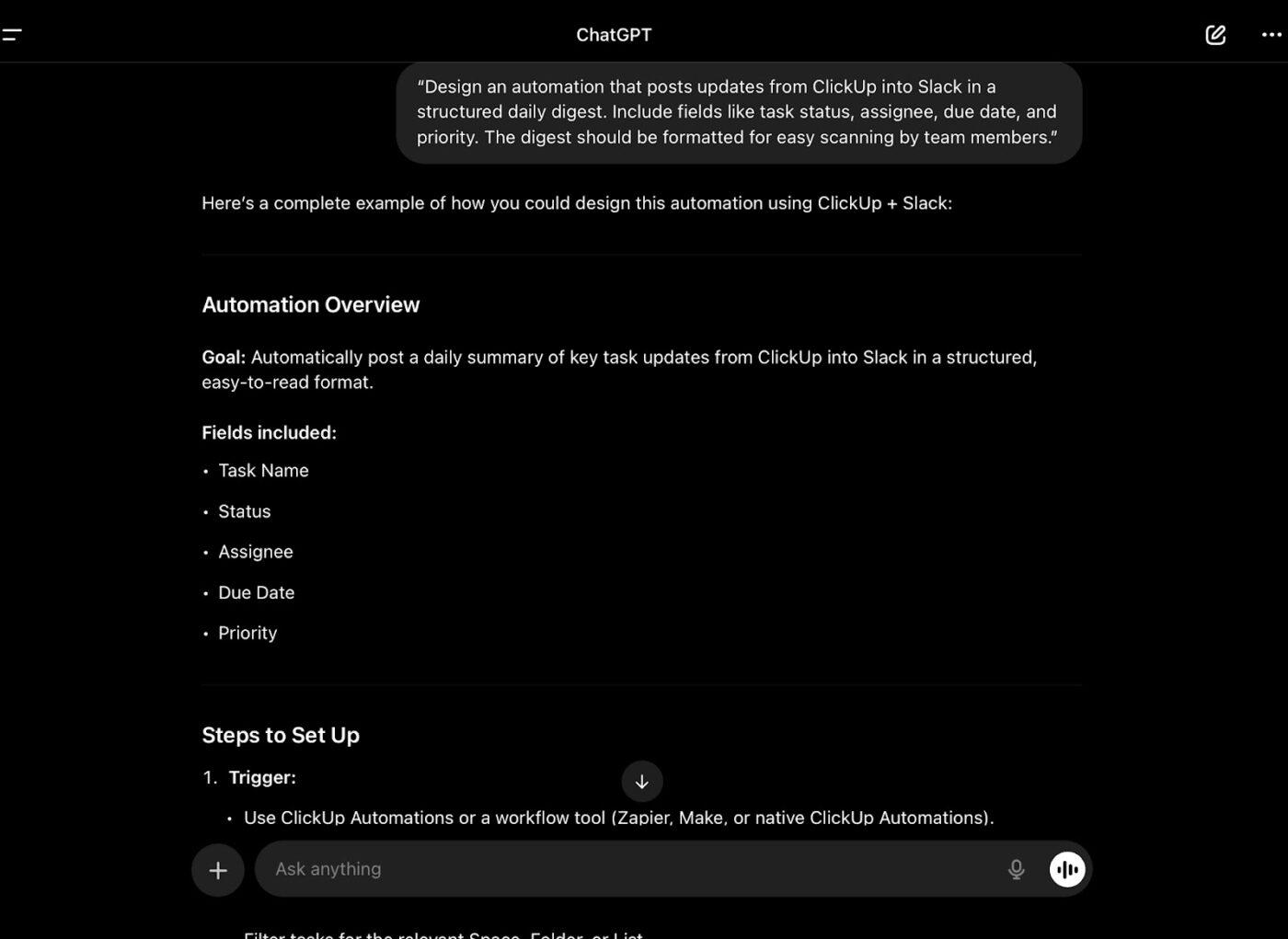 Automate updates across your daily schedule