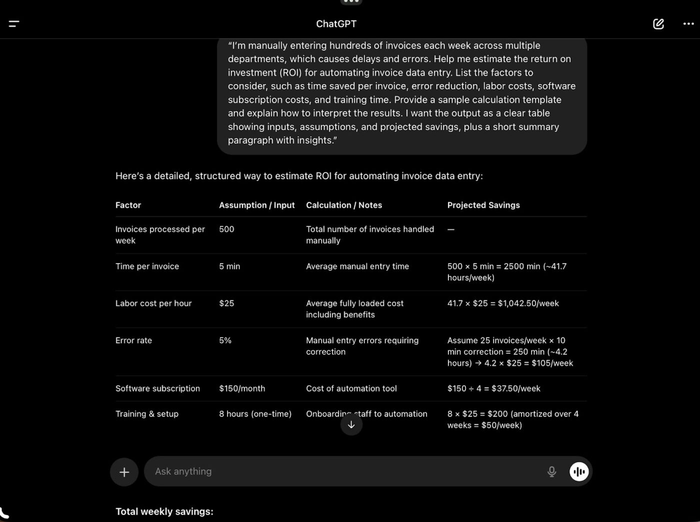 Estimate how much of a game-changer automation can be
