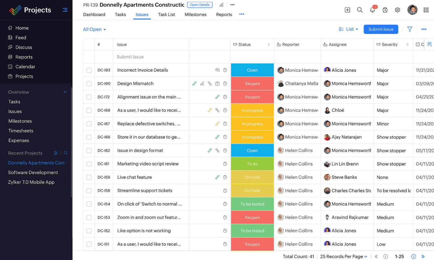 Zoho BugTracker: Fogbugz Alternative