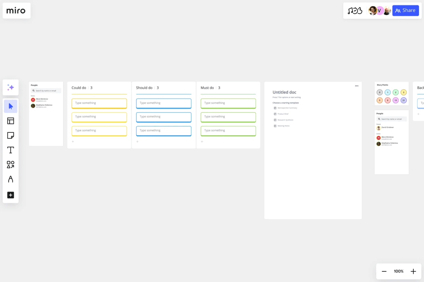 The Idea Funnel Backlog Template: Miro Mind Map Templates