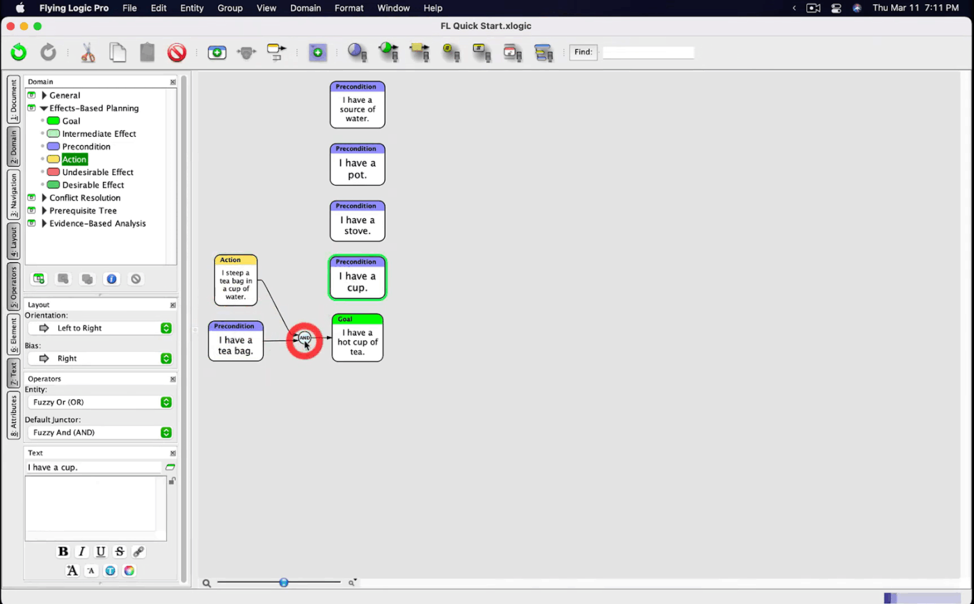 Flying Logic: visio alternative for mac