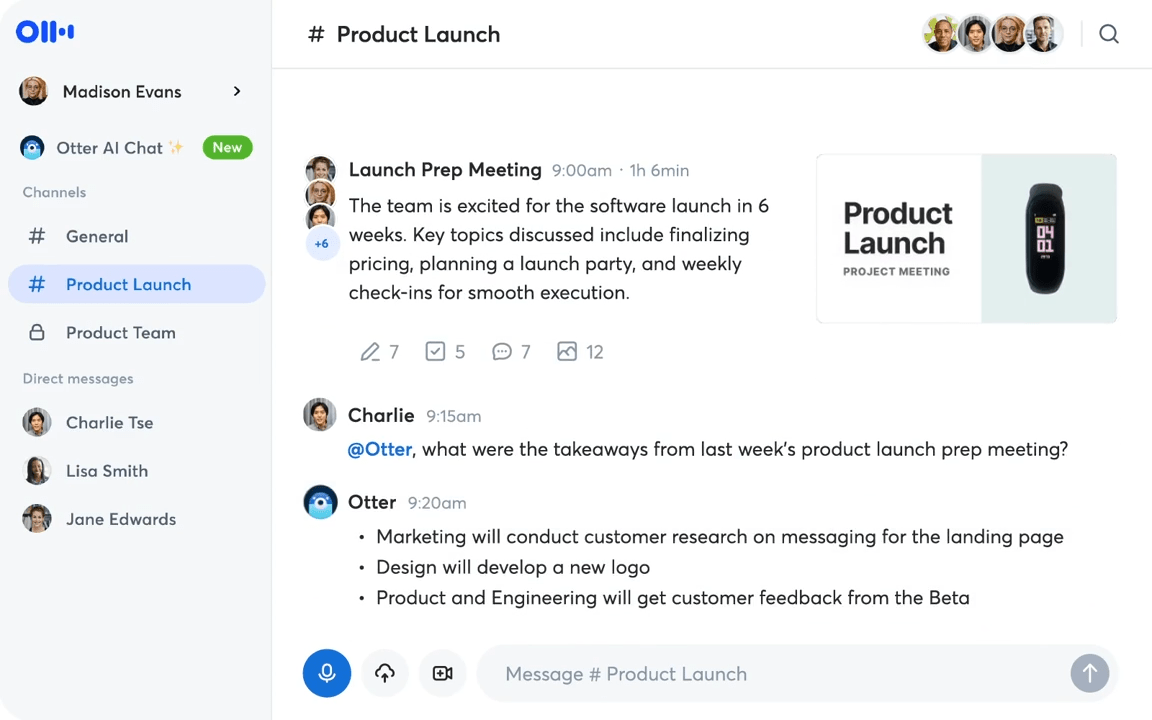 Otter.ai: ai organization tools