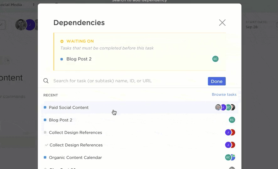 ClickUp Tasks