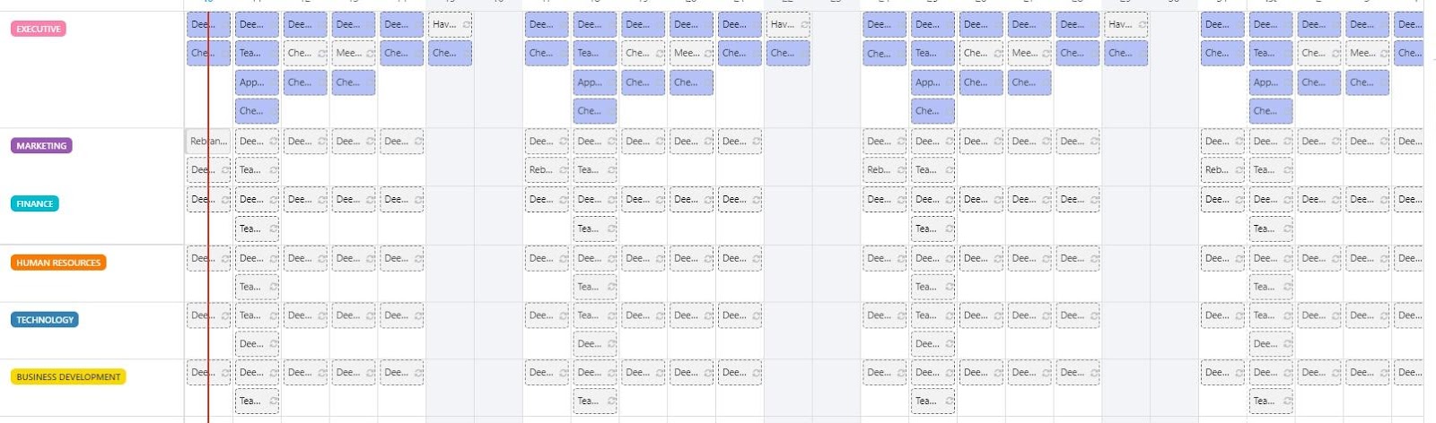 Custody Schedule Template: ClickUp Block Scheduling Template