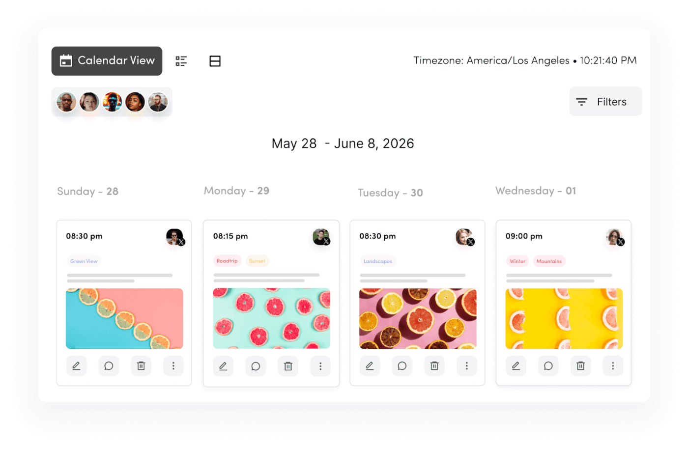 ContentStudio (Best for managing multi-channel content at scale): Content Calendar Software 