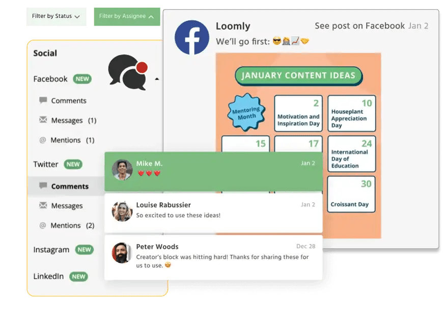 Loomly (Best for structured team collaboration and approval workflows)