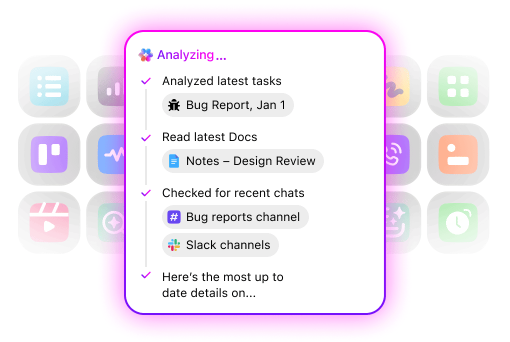 ClickUp Enterprise Search: Find context instantly across tasks docs comments and third-party apps