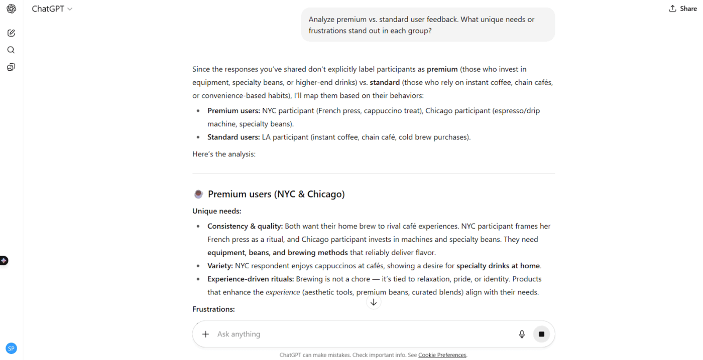 How to automate survey analysis with ChatGPT: Conduct statistical analysis to draw meaningful conclusions
