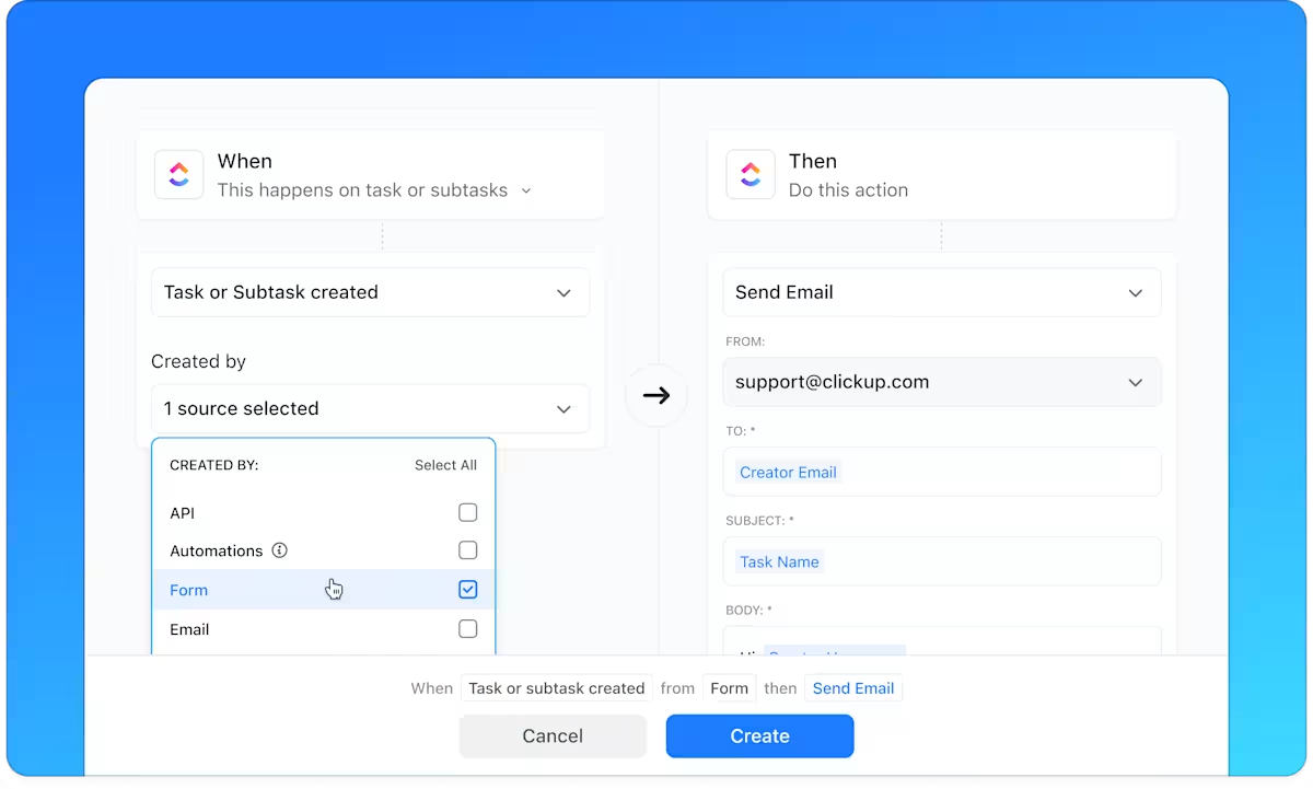 ClickUp Automation: Generate reports and turn data into actionable insights