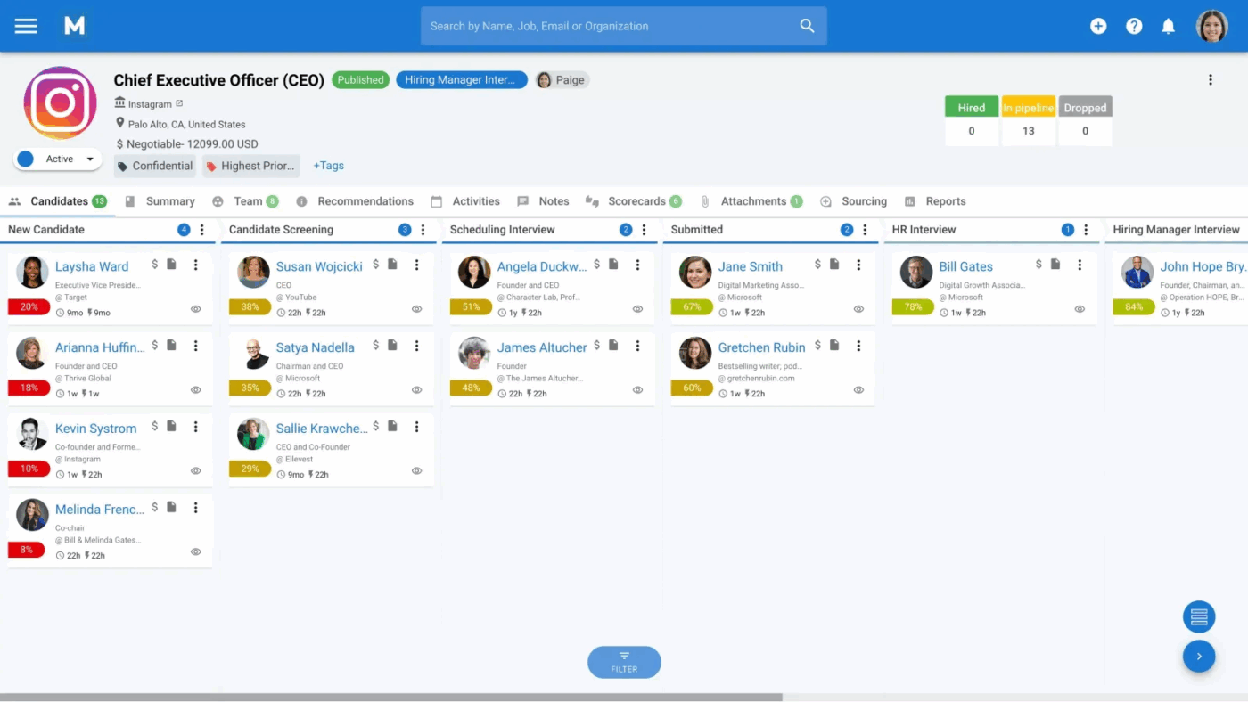 Manatal: Best for AI-powered candidate sourcing and enrichment