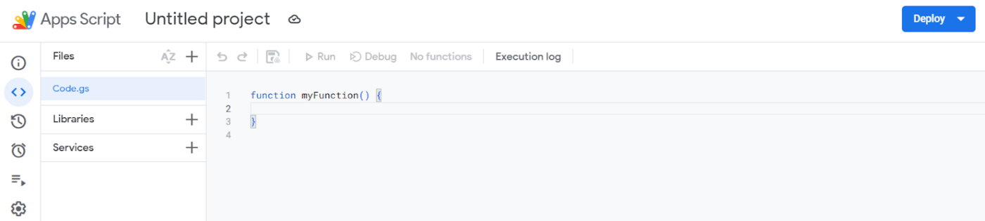 Save and name your project: how to automate google sheets with ai