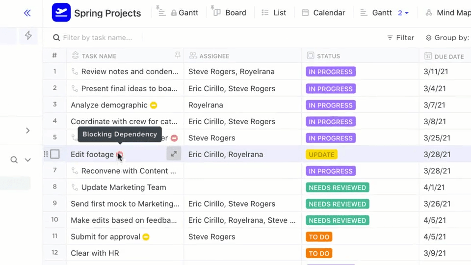 ClickUp Table View: how to automate google sheets with ai