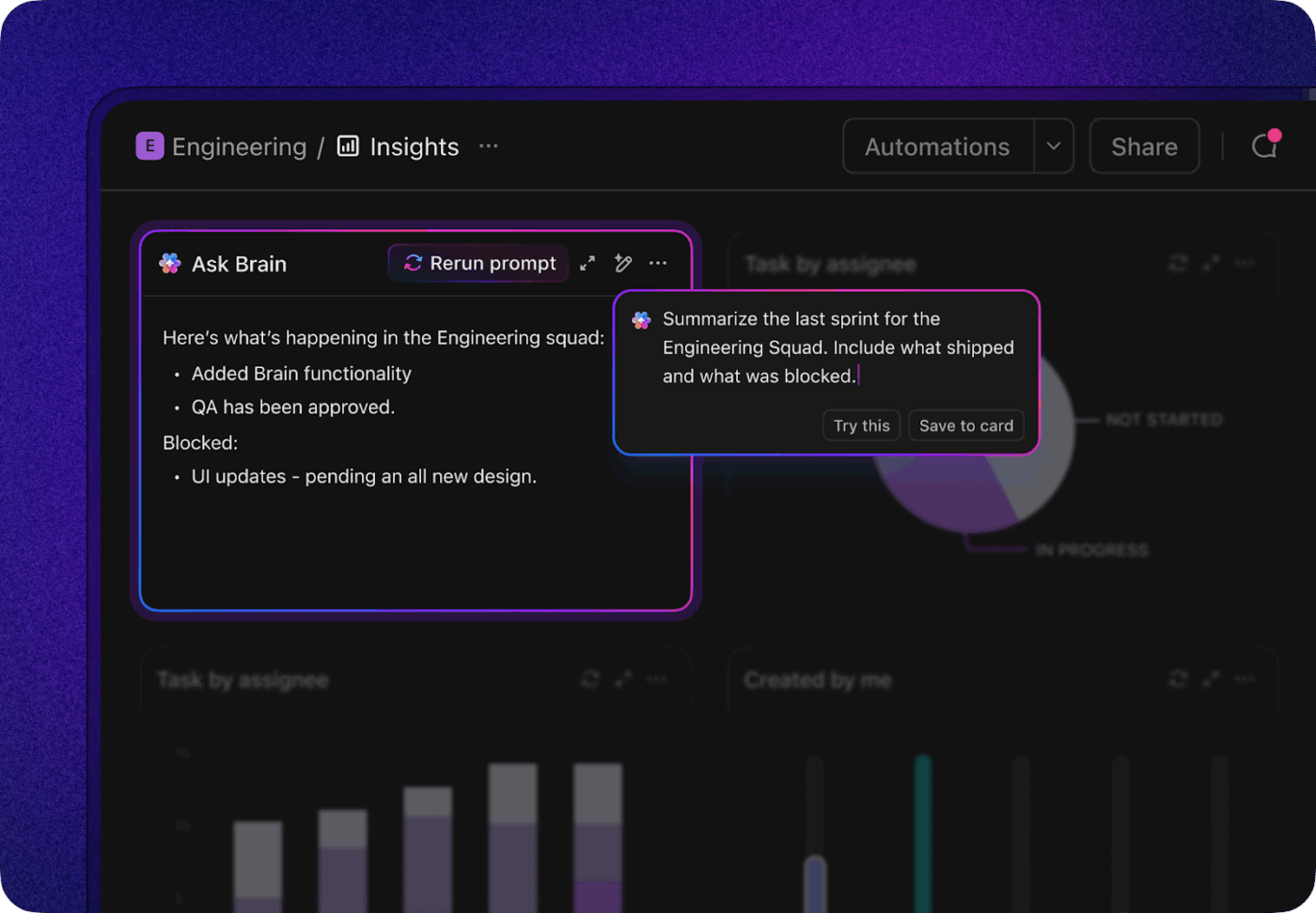 ClickUp Dashboard