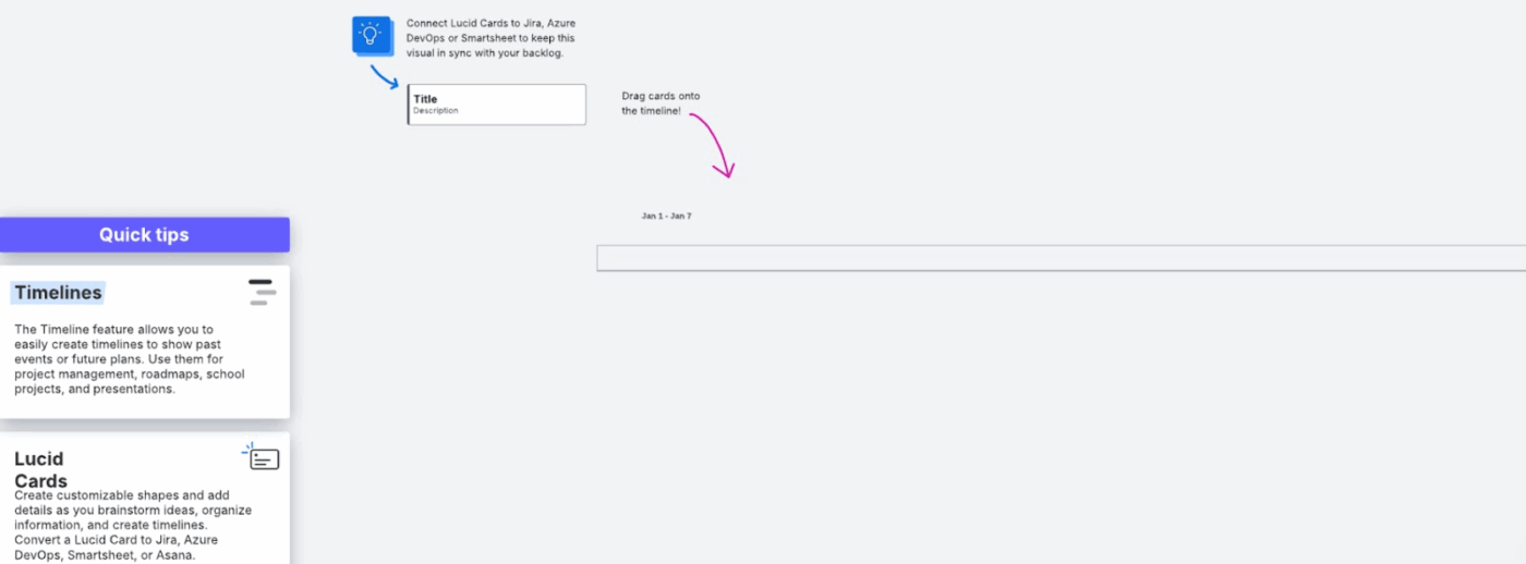 Event Planning Timeline Template in Lucid Software's visual collaboration suite