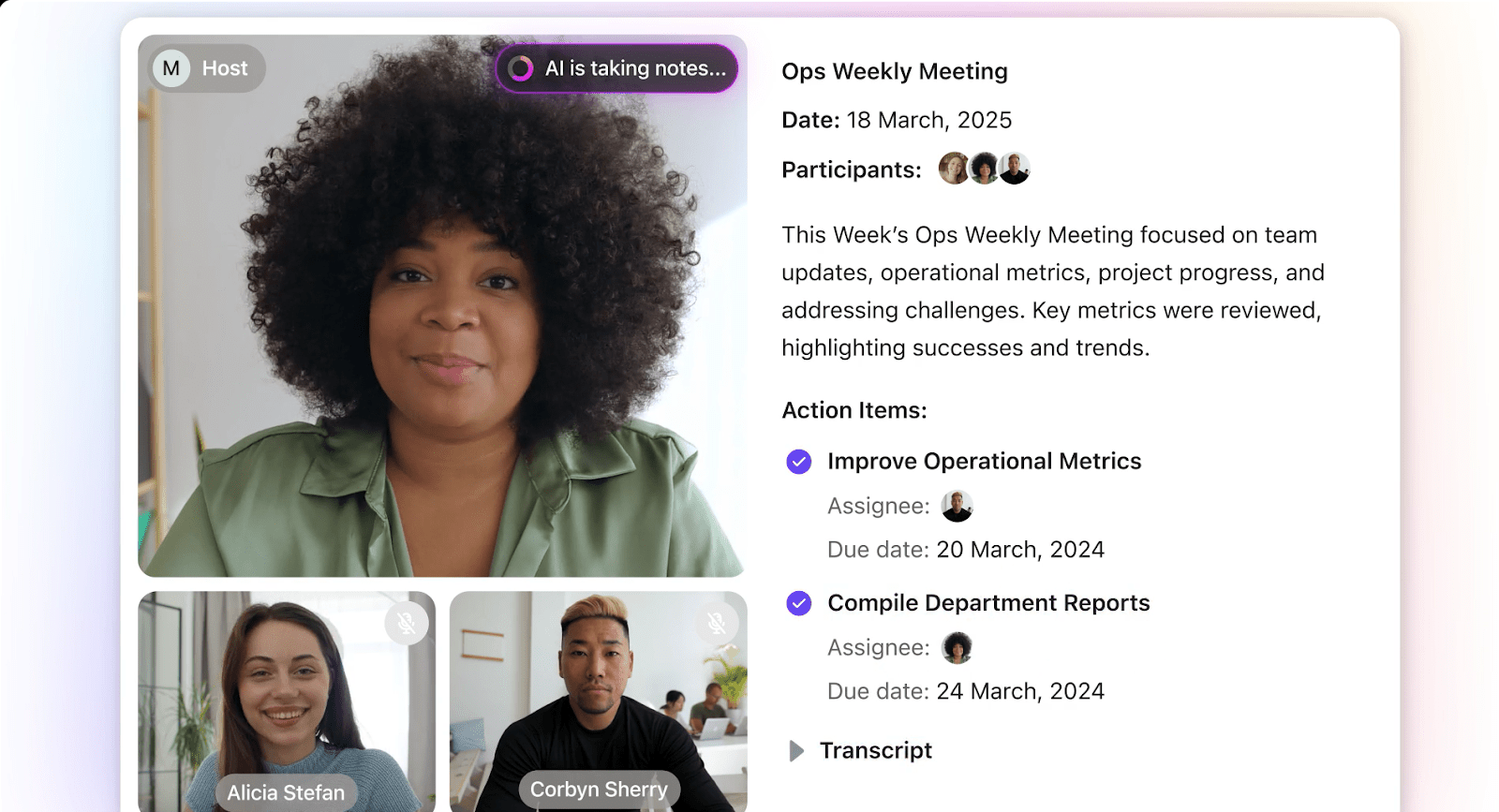 ClickUp AI Notetaker