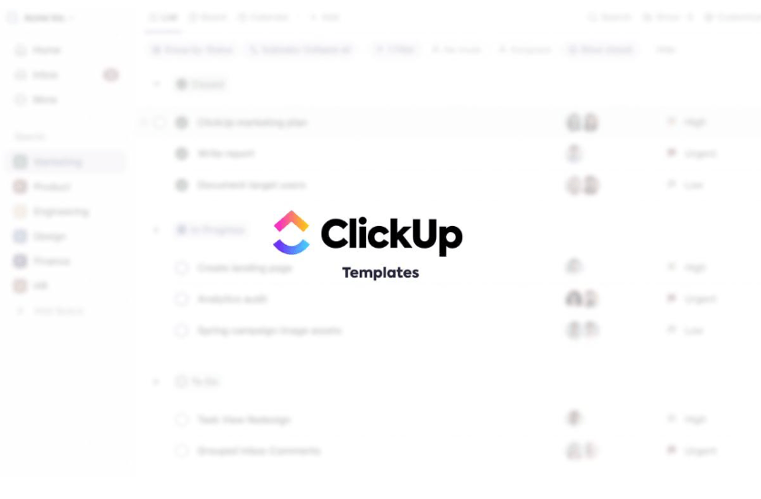 ClickUp IT Service Management Template