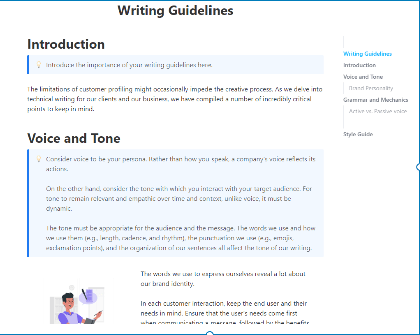  ClickUp Writing Guidelines Template